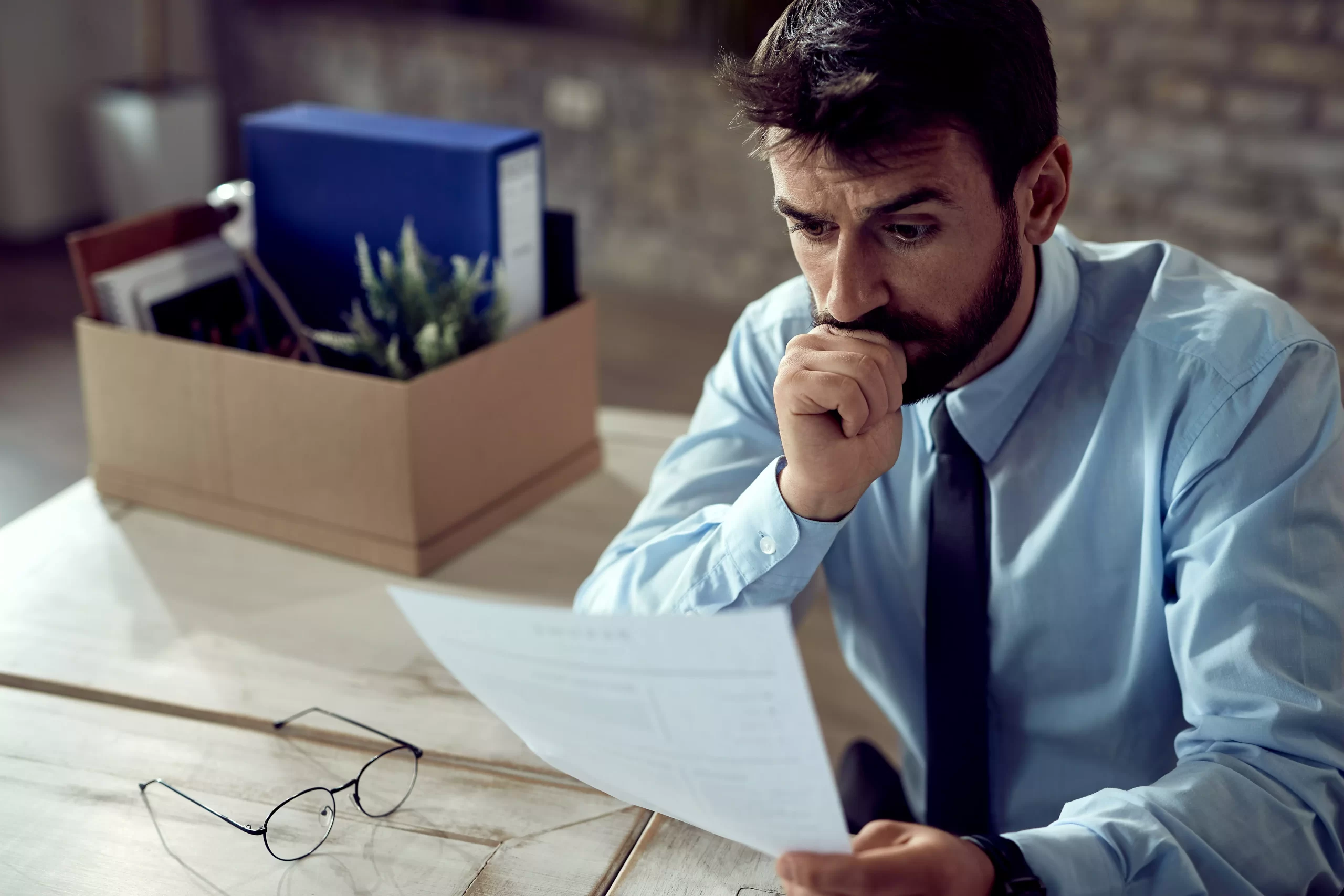AnyConv.com__worried-businessman-going-through-paperwork-after-losing-his-job-office